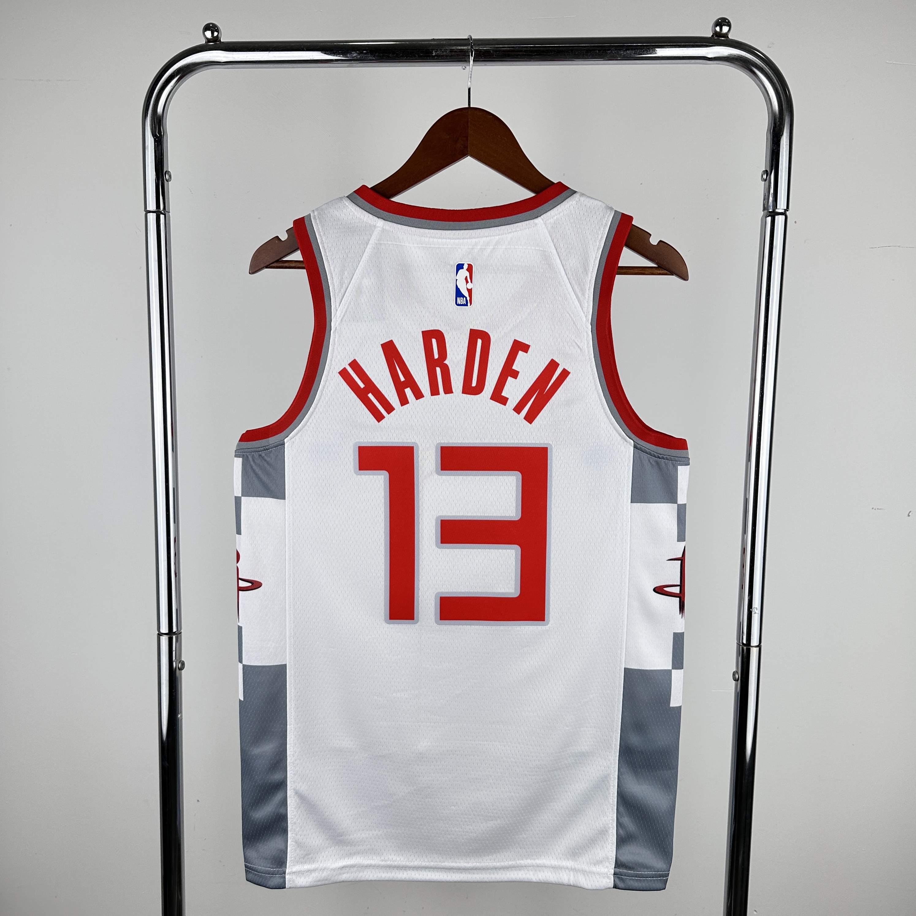 Men Houston Rockets #13 Harden White City Edition Nike 2024 NBA Jersey->houston rockets->NBA Jersey